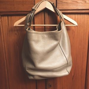 Cole Haan Pebble Grain Leather Bucket Purse